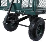 Load image into Gallery viewer, Green Heavy Duty Garden Trolley Camping Folding Cart Wagon Truck Wheelbarrow
